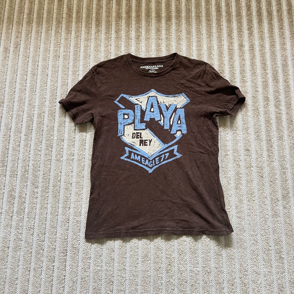 American Eagle Outfitters Brown Graphic T-Shirt